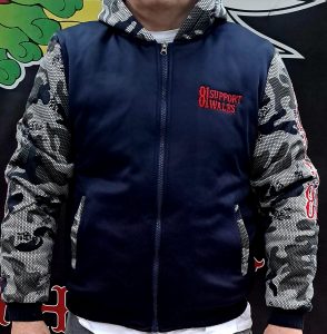 Support 81 wales camo jacket