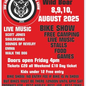 Valley of the Wild Boar CAMPING TICKET