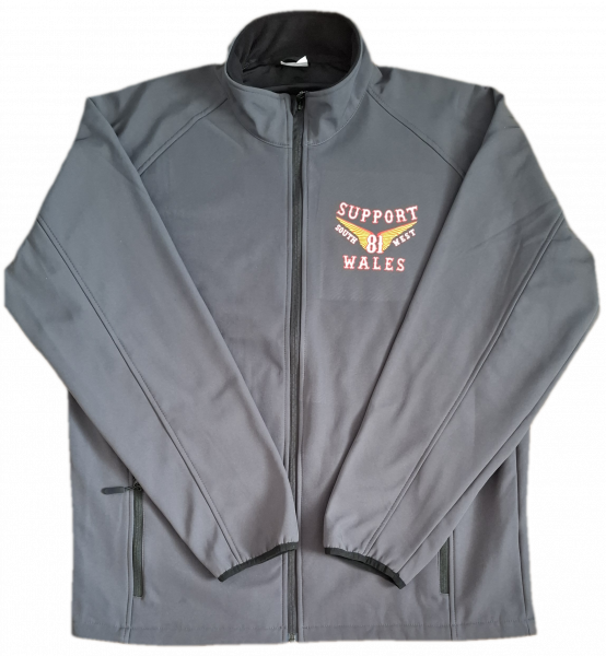 Support 81 wales Soft shell Winged Jacket