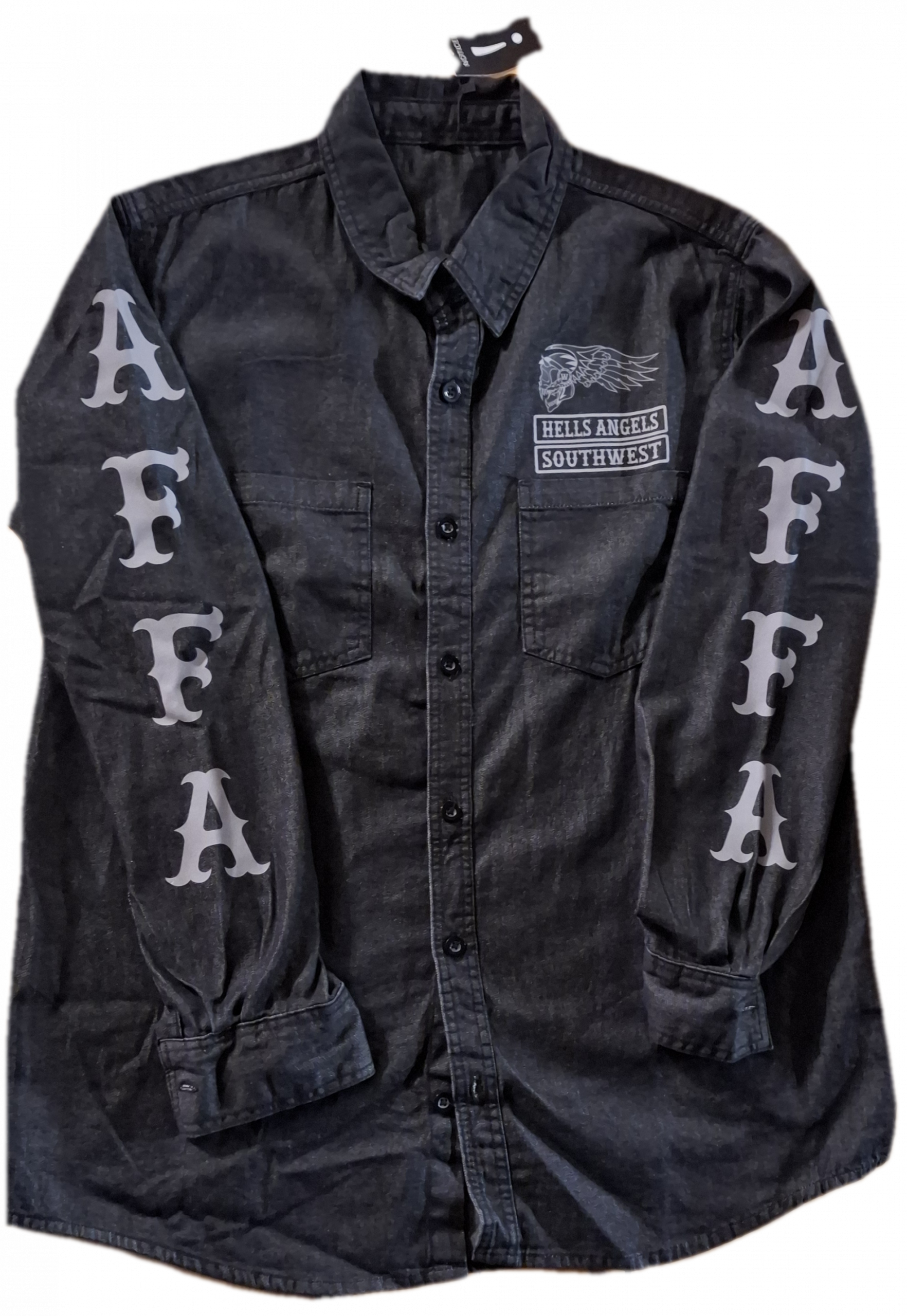 HAMC Dark grey denim shirt